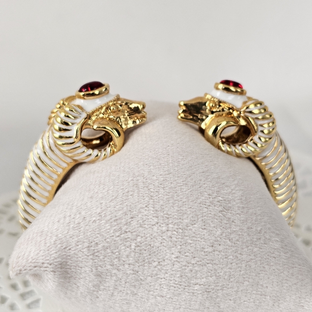 Vintage Authentic KJL Ravishing Ram Bracelet - Picture 2 of 7